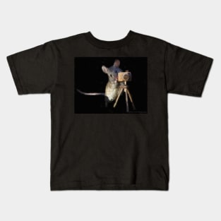 Photographer mouse Kids T-Shirt